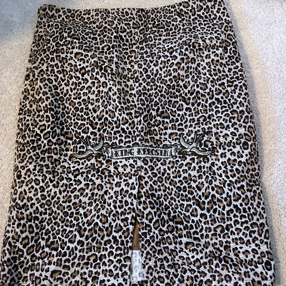 Leopard print pencil skirt - Picture 1 of 10